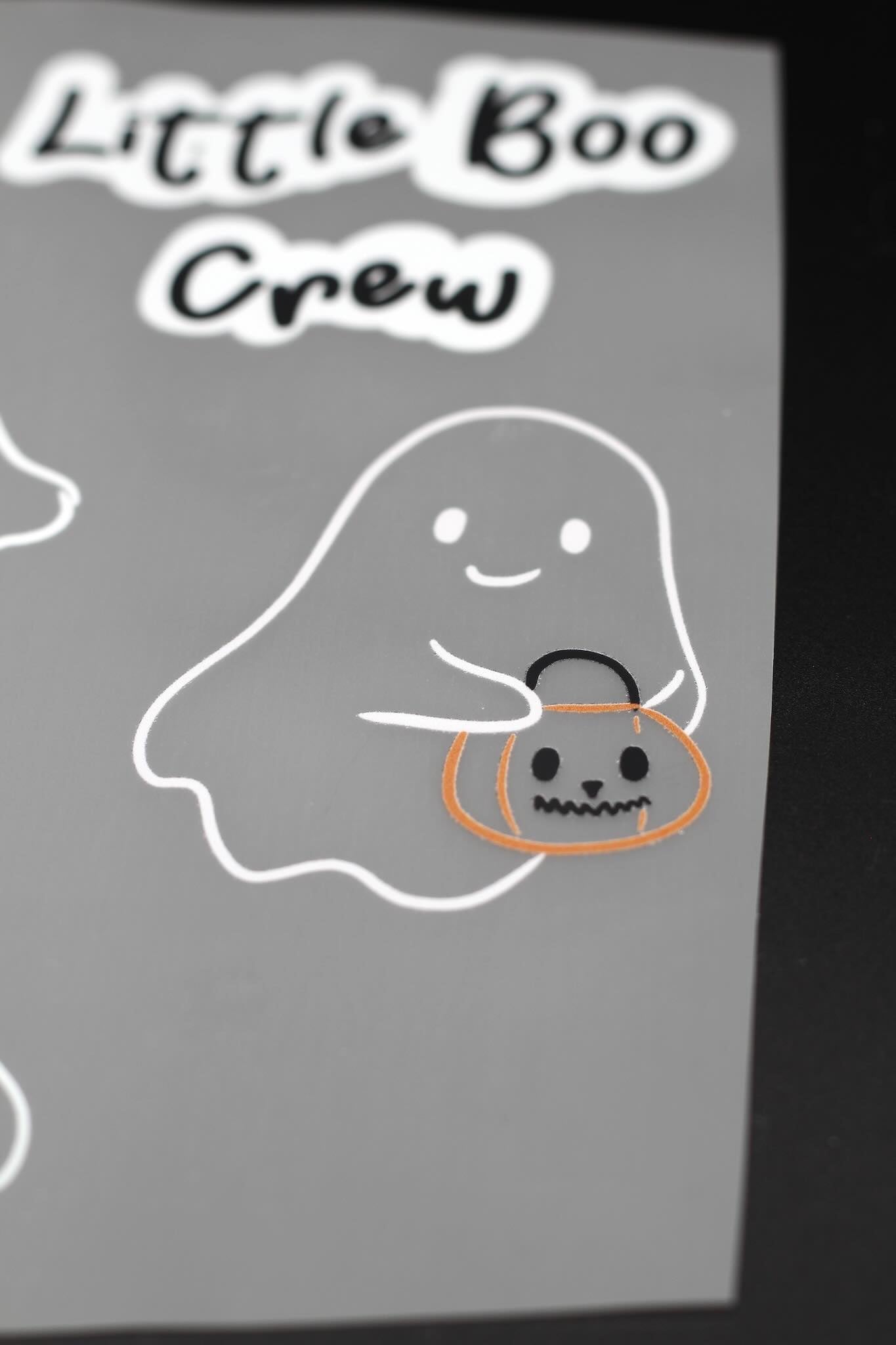 Bügelbildbogen Boo Crew