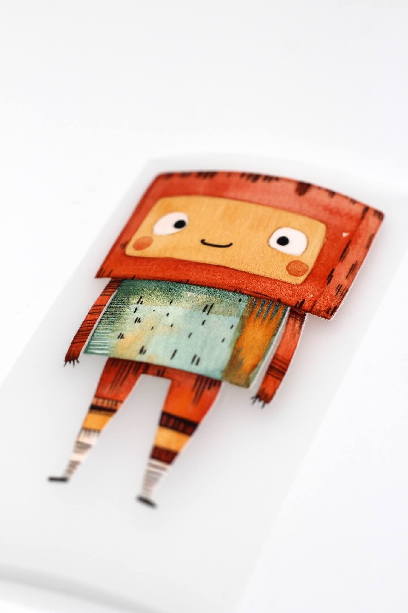 Bügelbild mit Roboter Beep