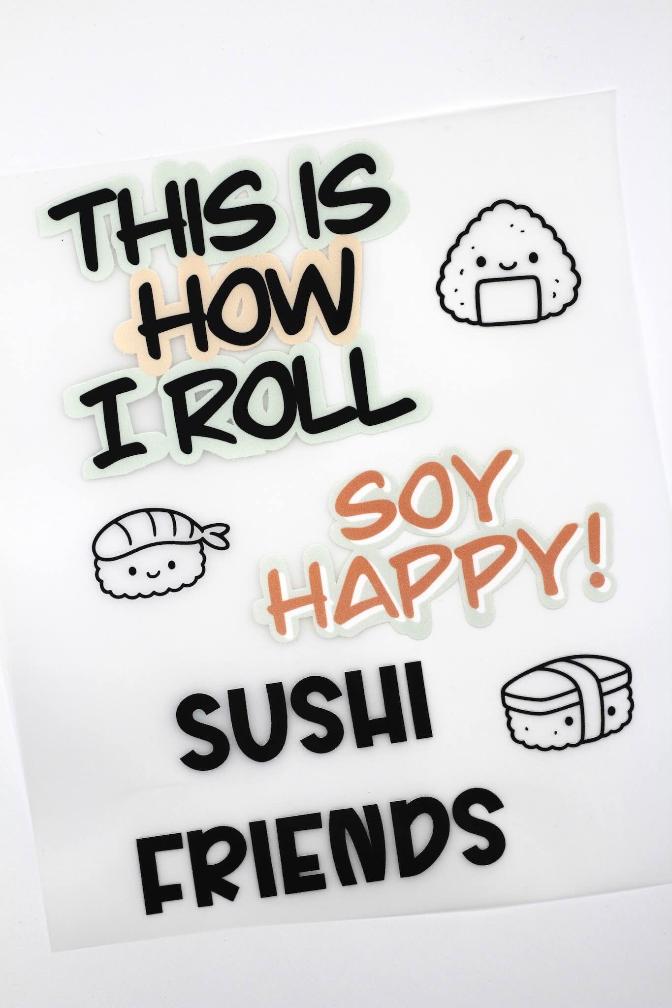 Bügelbildbogen This is how i roll