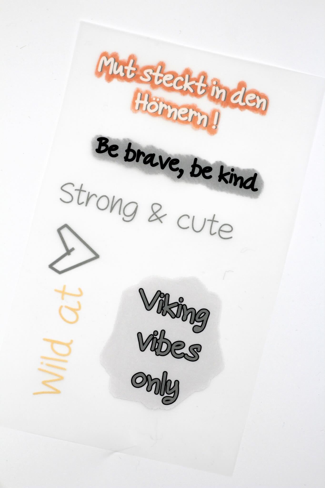 Bügelbildbogen Wikinger