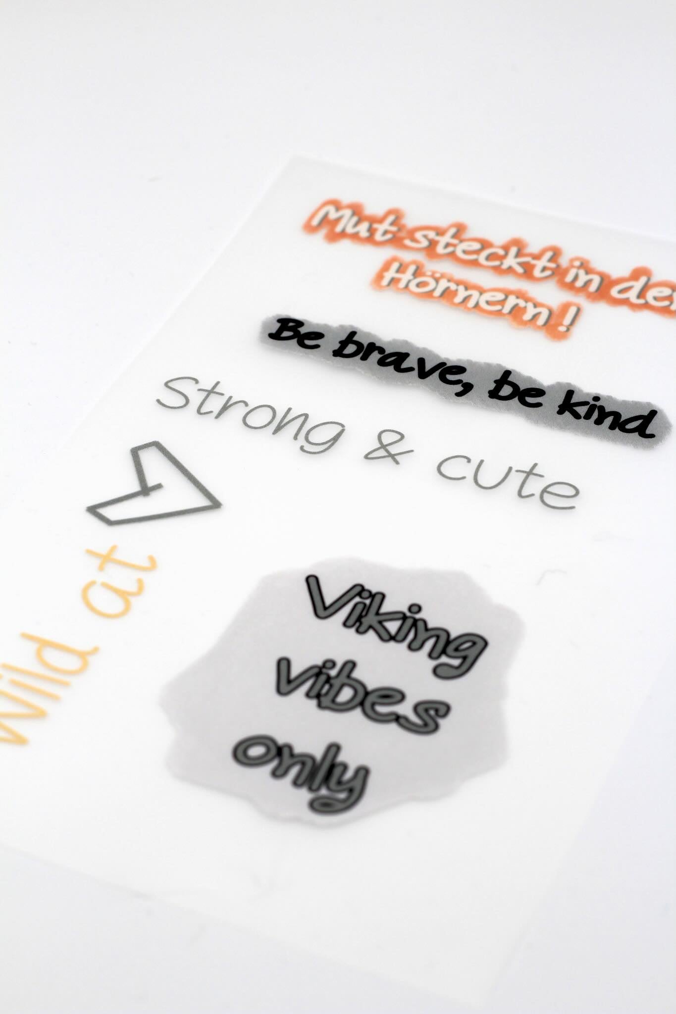 Bügelbildbogen Wikinger