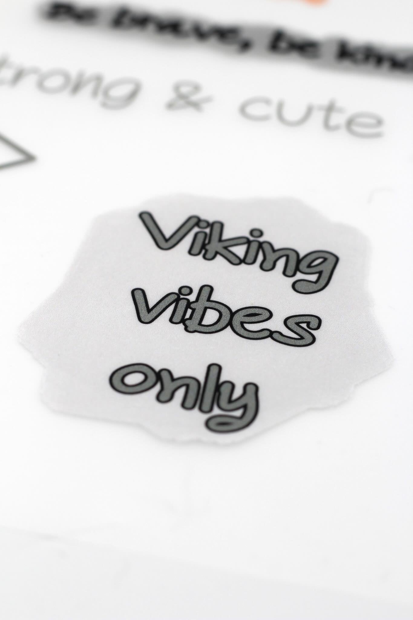 Bügelbildbogen Wikinger