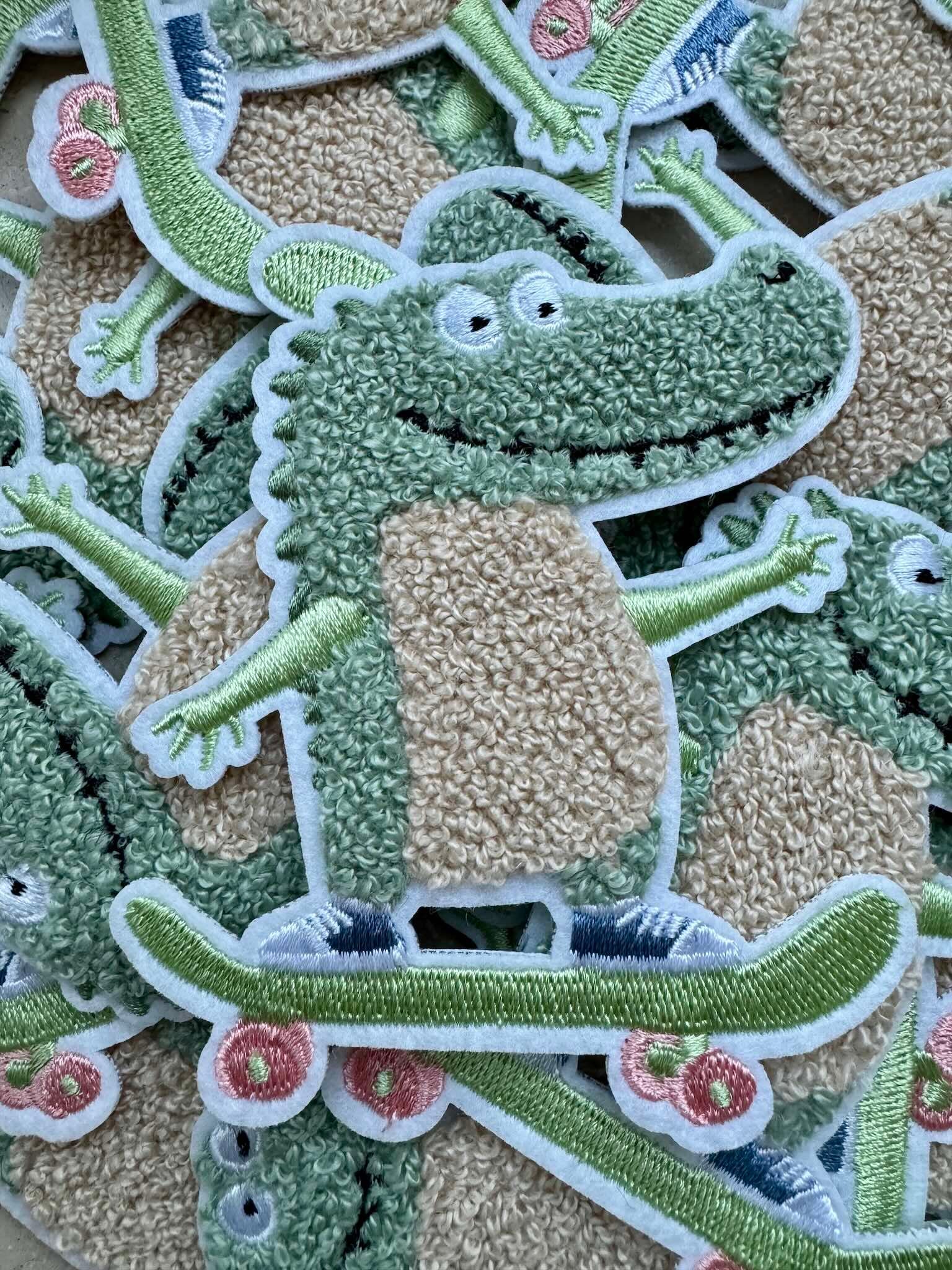 Chenille Patch Kroko