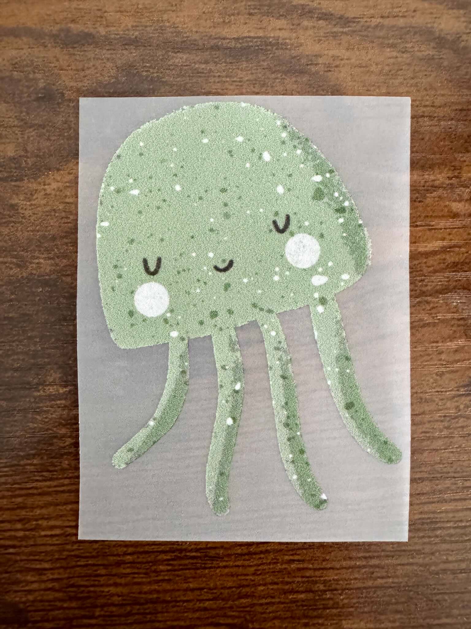 Bügelbild Marine Team Qualle