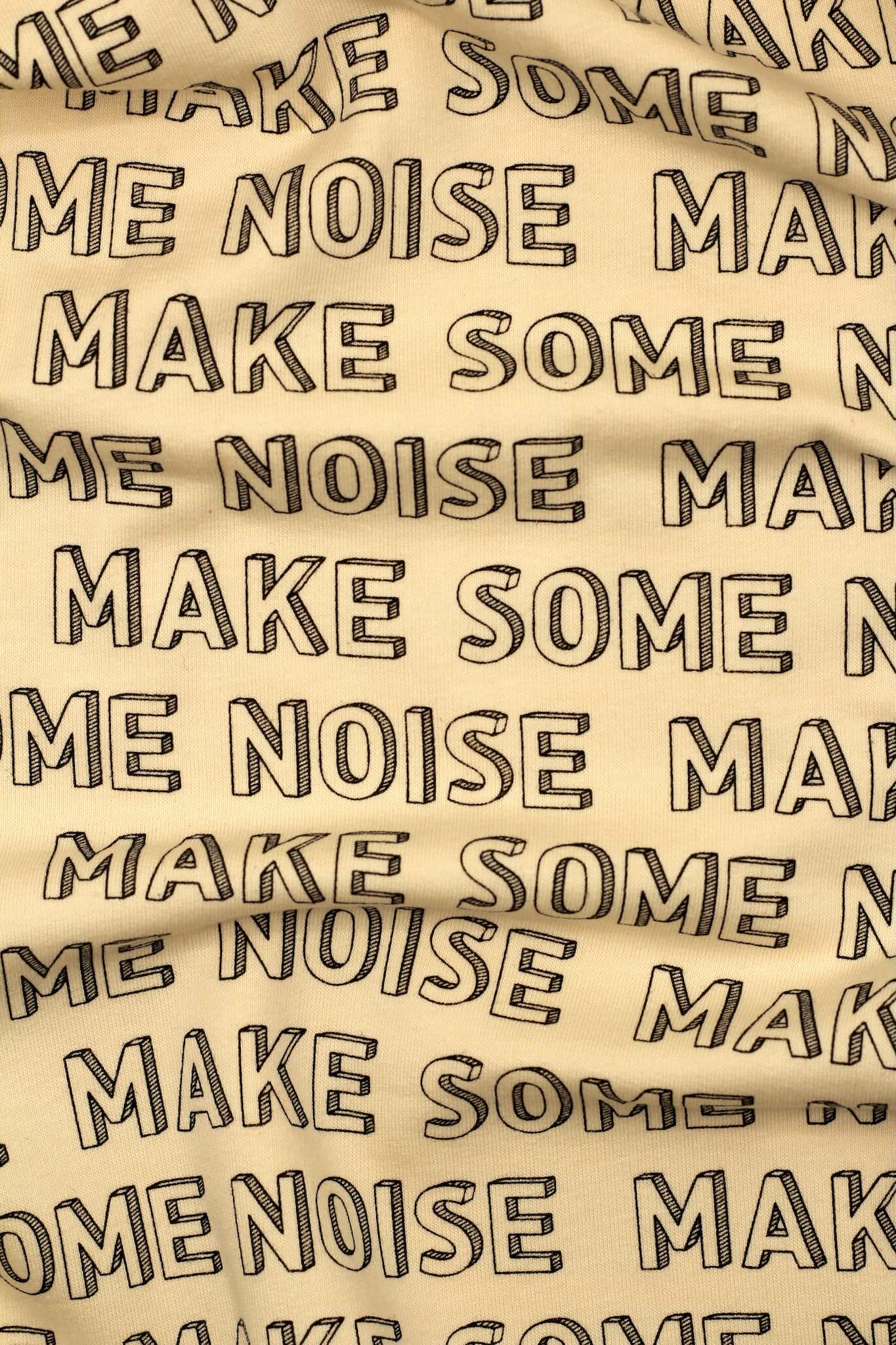 French-Terry-Stoff MAKE SOME NOISE