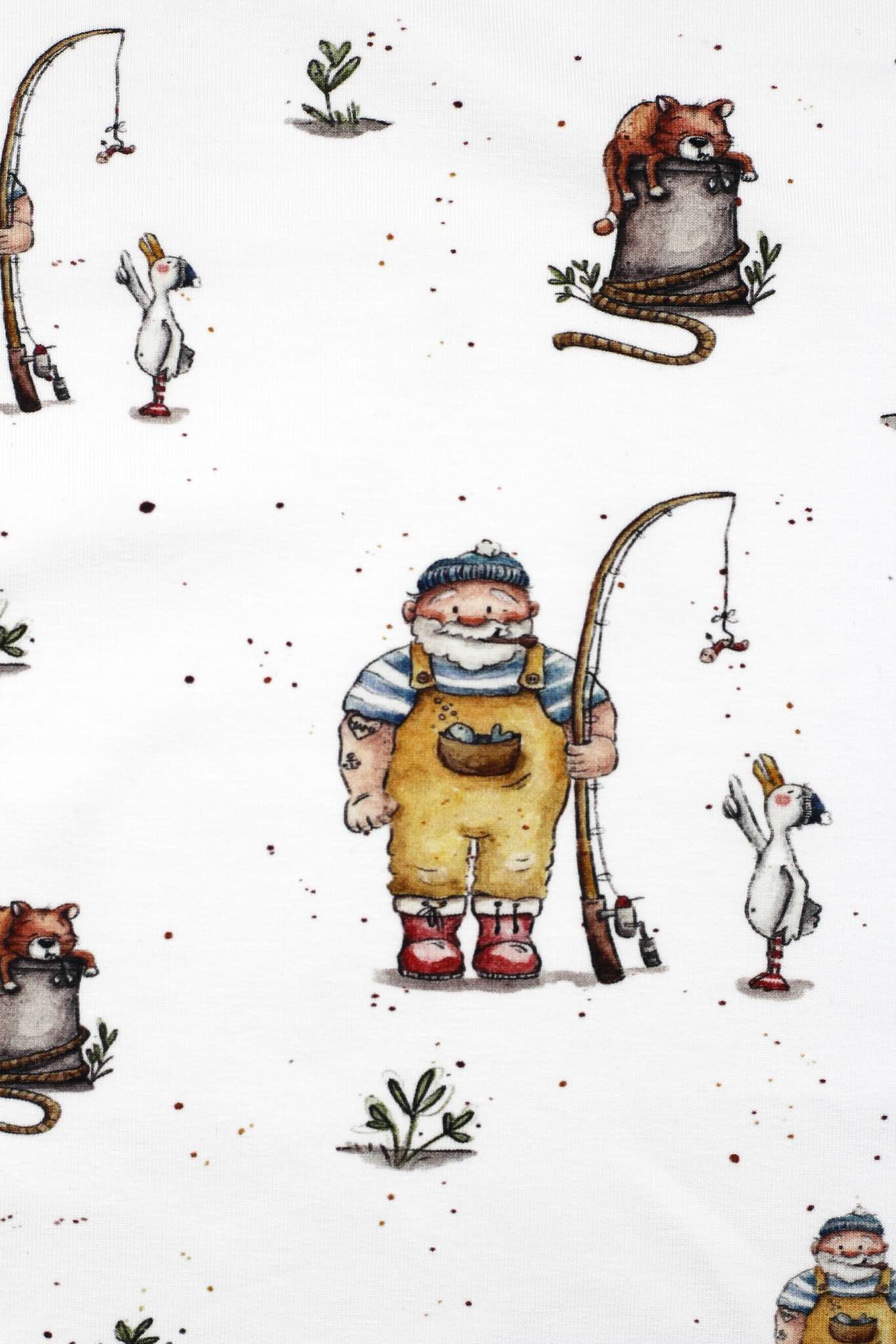 French Terry im Design Tönn Tüdelhaken