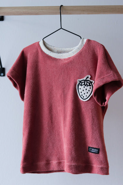 Frottee-Shirt Strawberry Red