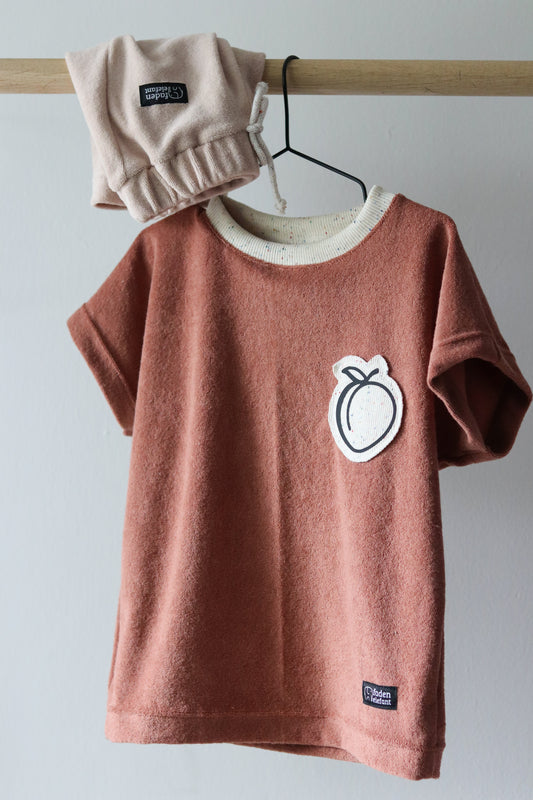 Frottee-Shirt Clay Peach