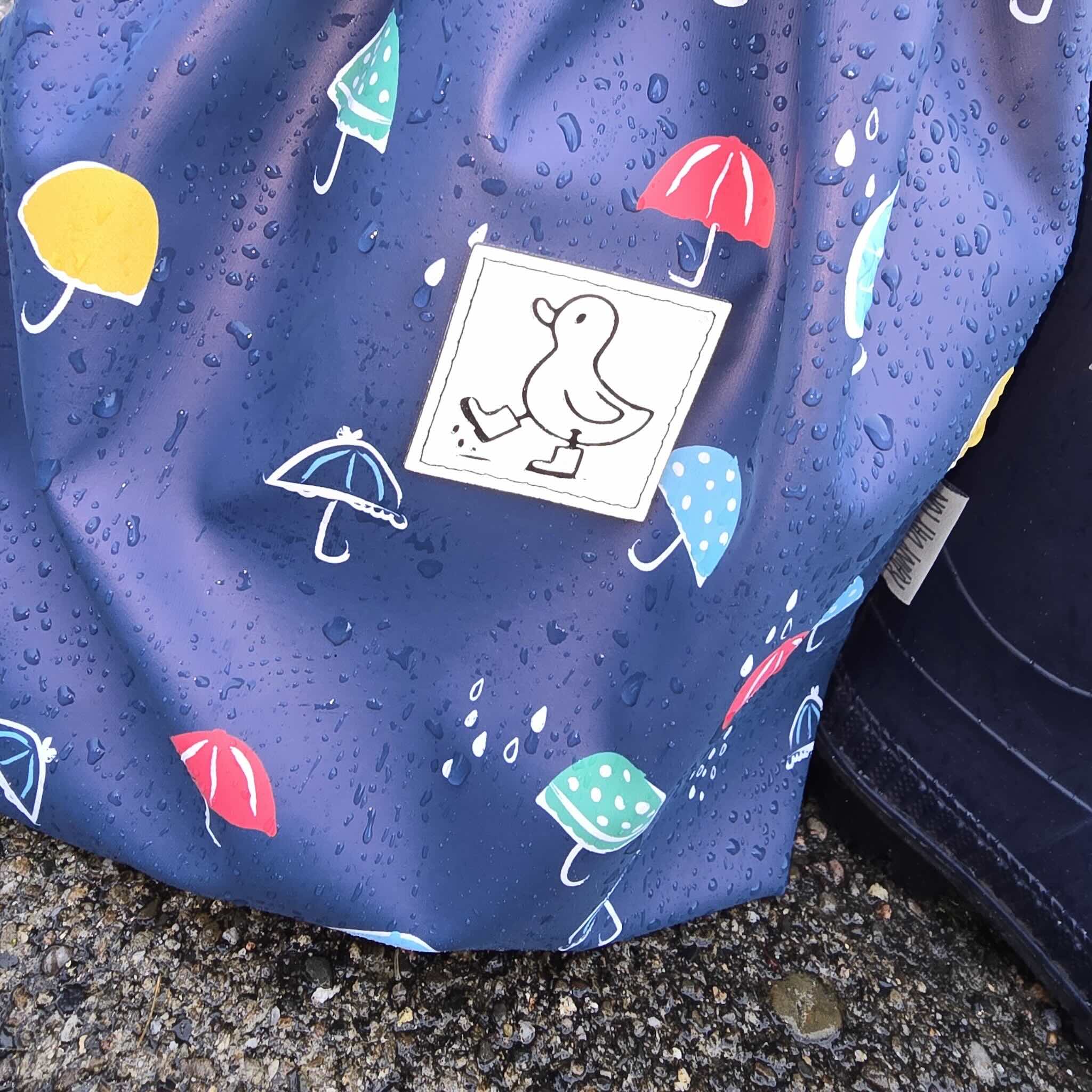 Eine Tasche mit Reflektor Patch Ente