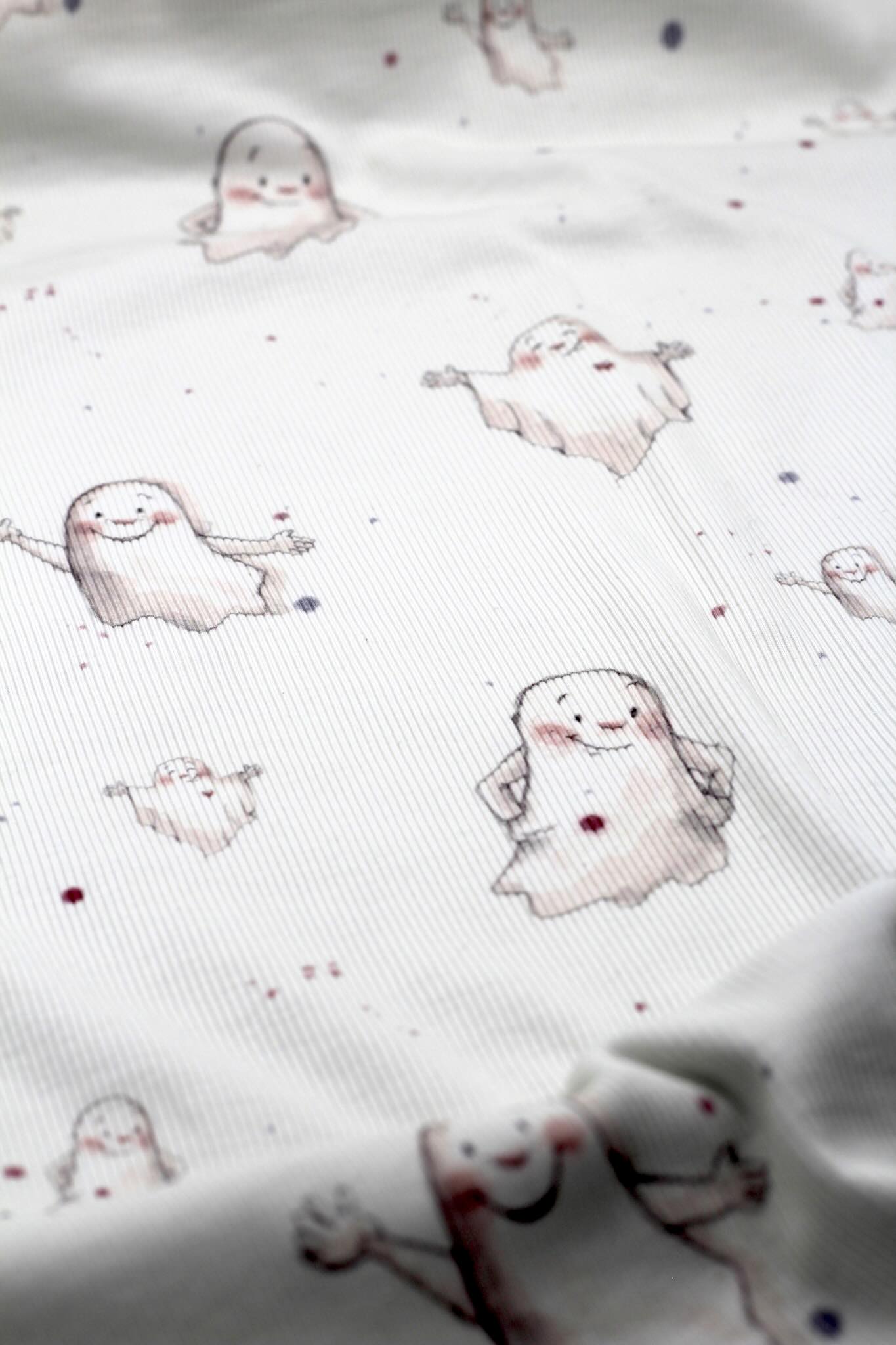 Rib Jersey im Design A lot to Boooh