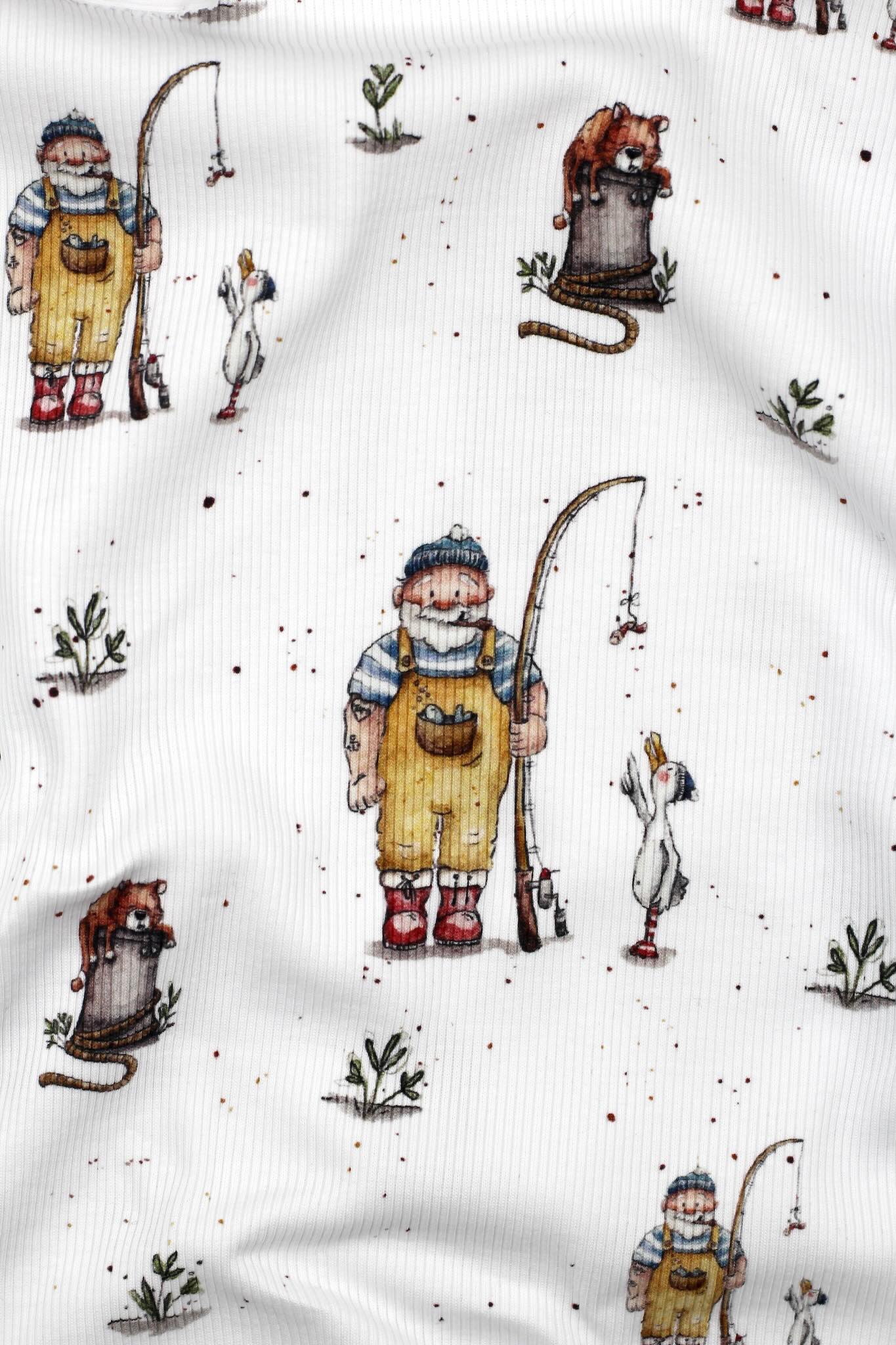 Rib Jersey im Design Tönn Tüdelhaken