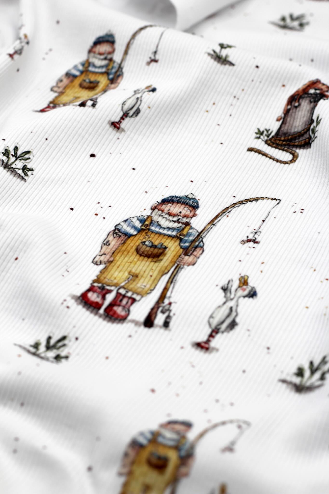 Rib Jersey im Design Tönn Tüdelhaken