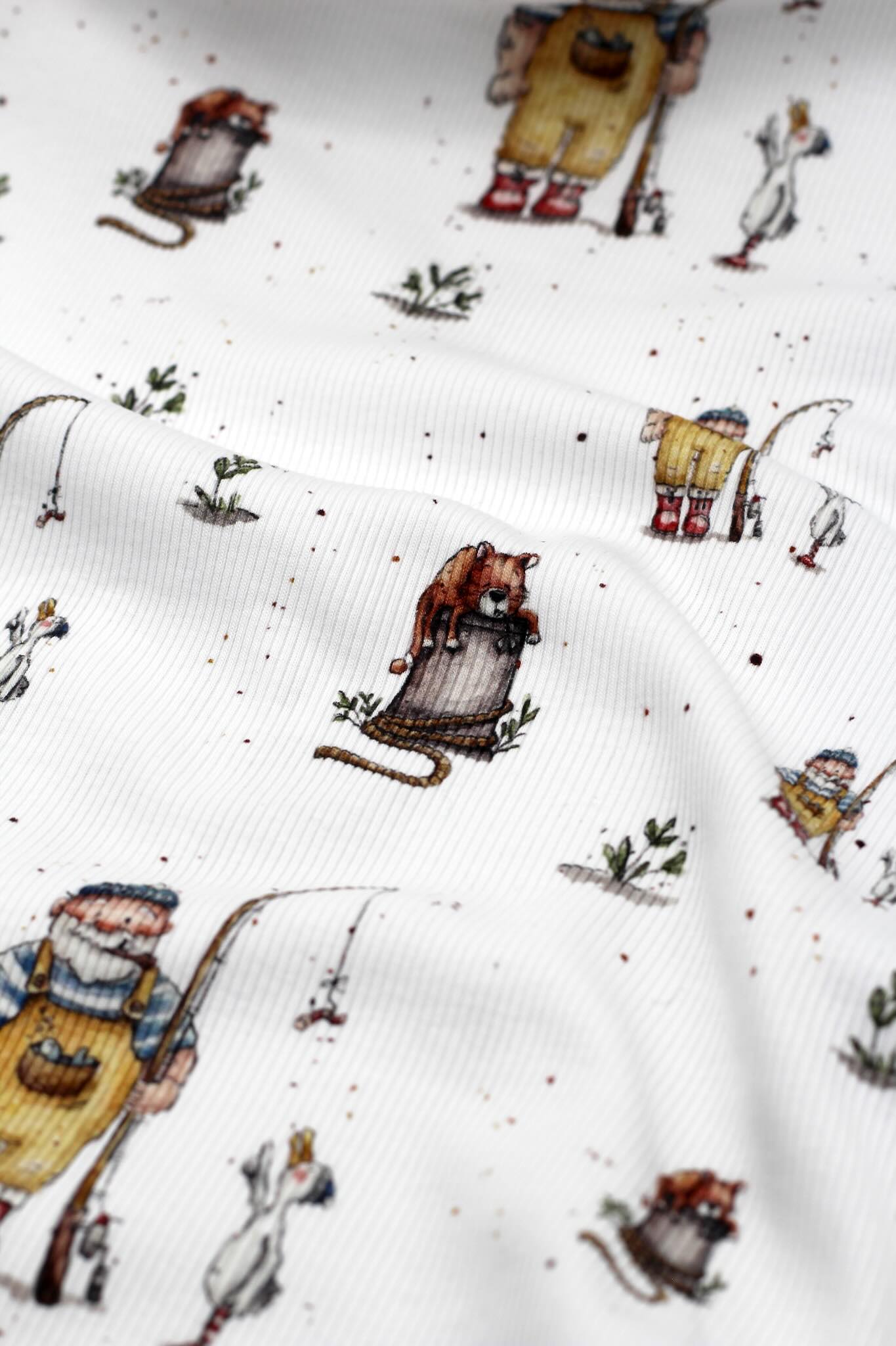 Rib Jersey im Design Tönn Tüdelhaken