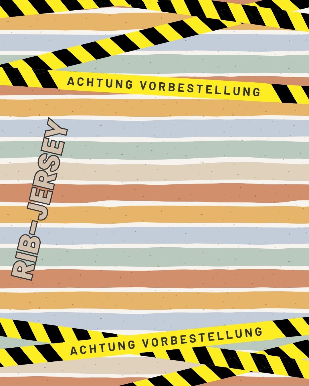 Bio Rib-Jersey - Bunte Streifen