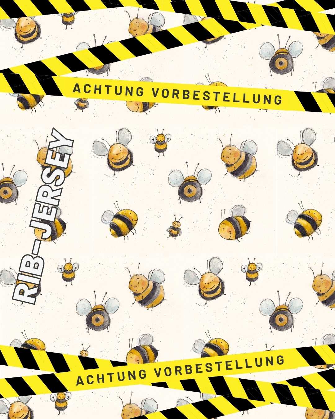 Bio Rib-Jersey - Bienenballett