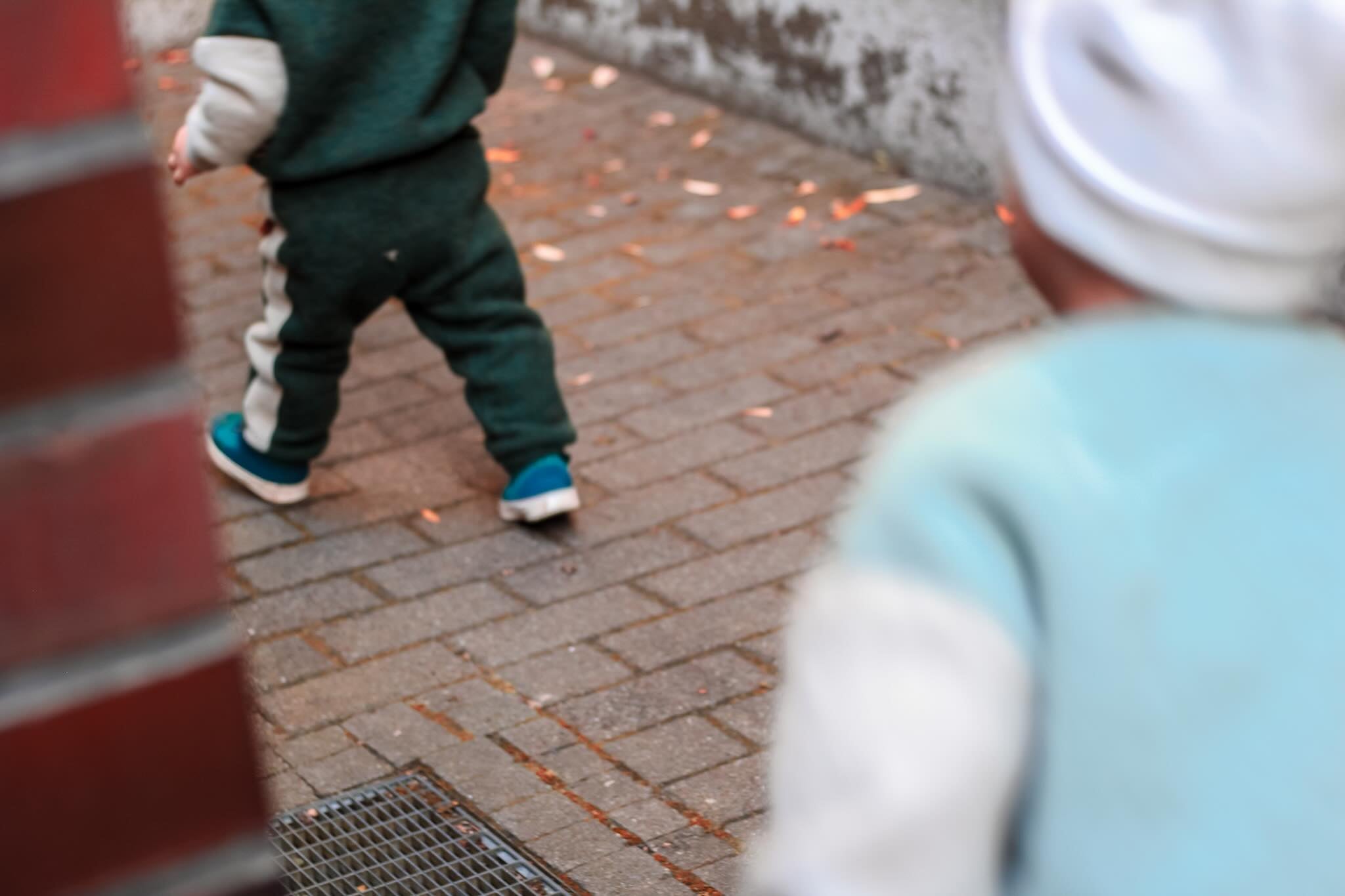 Kind mit Wolli Tannengrün
