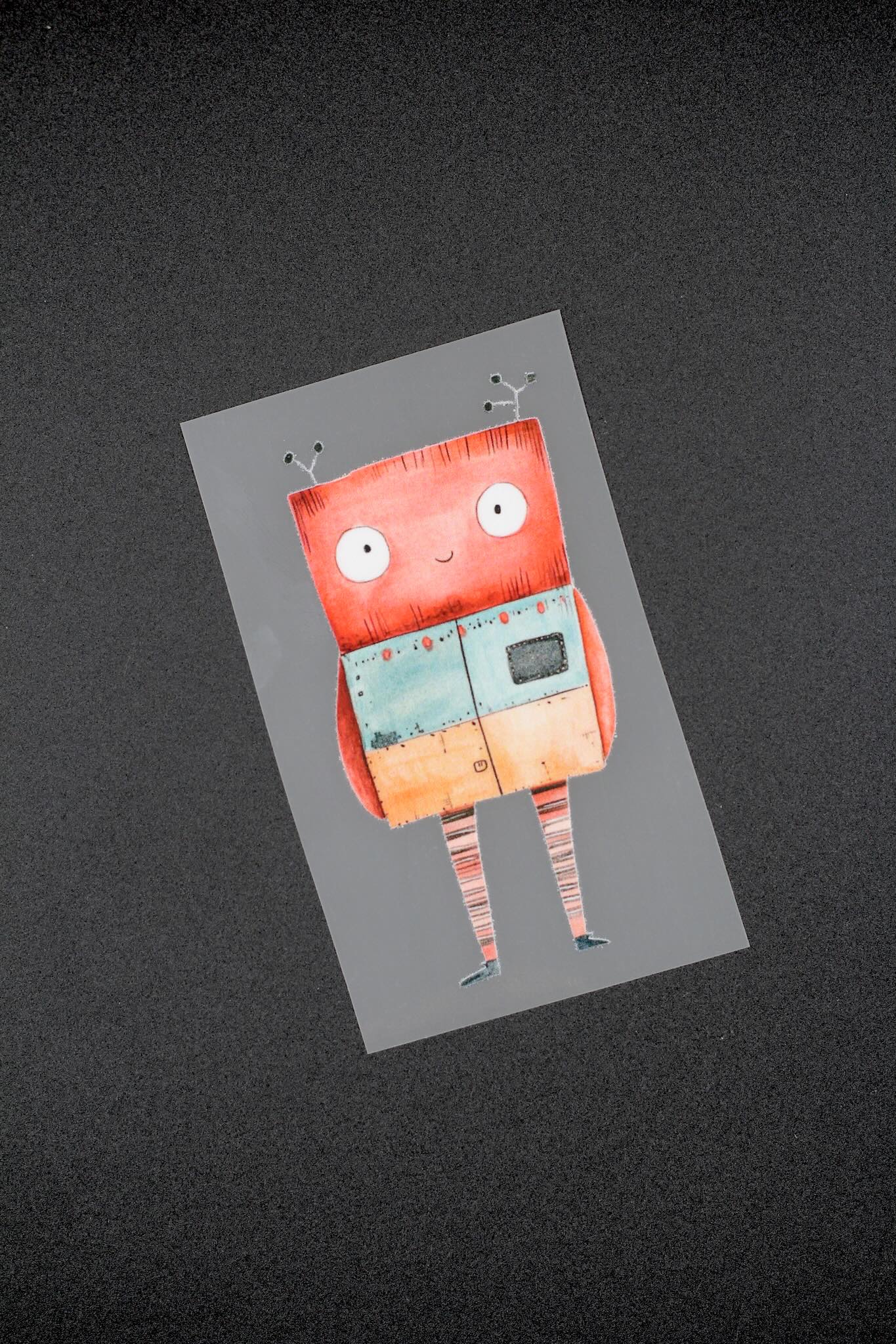 Bügelbild Roboter Boop