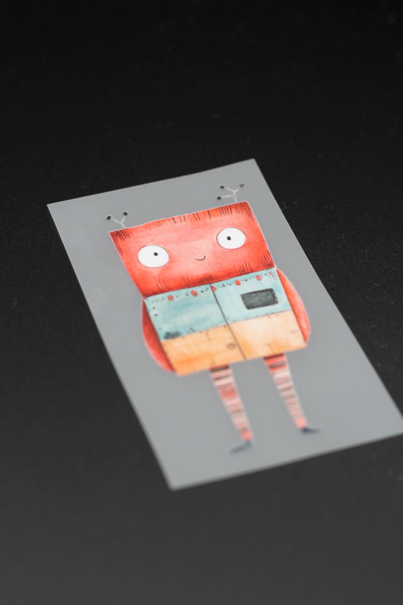 Bügelbild Roboter Boop