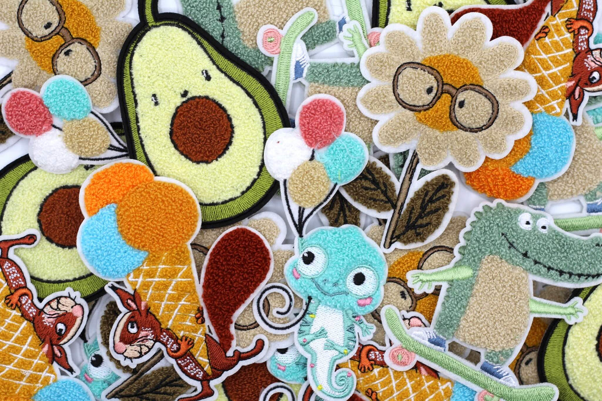 Ganz viele Chanille Patches