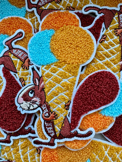 Chenille Patch Eishörnchen