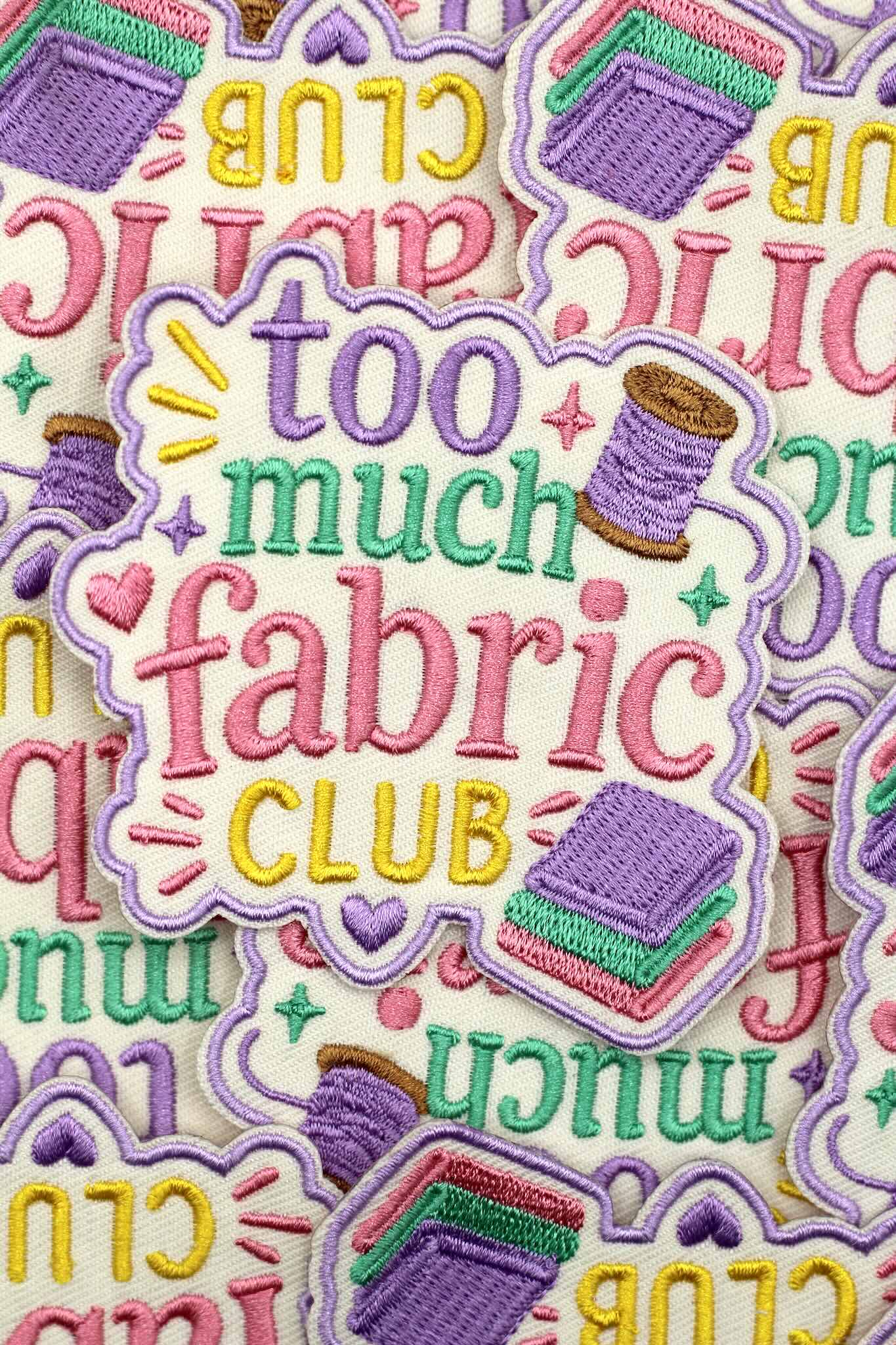 Chenille Patch - Too much fabric club