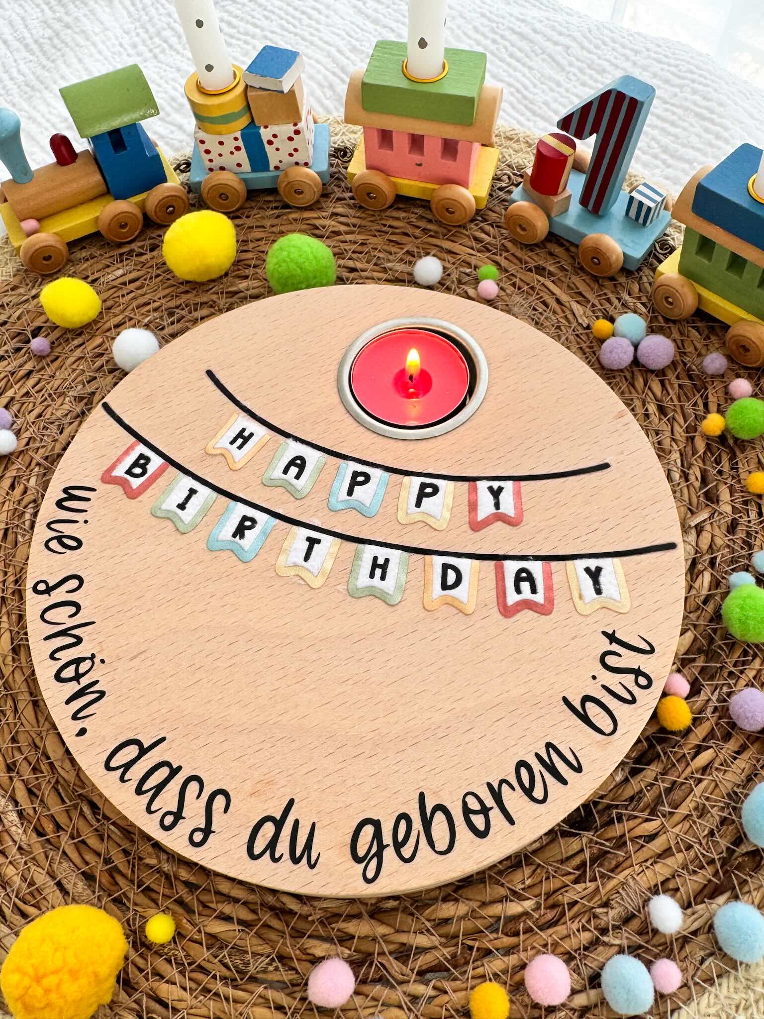Wimpelkette – Happy Birthday