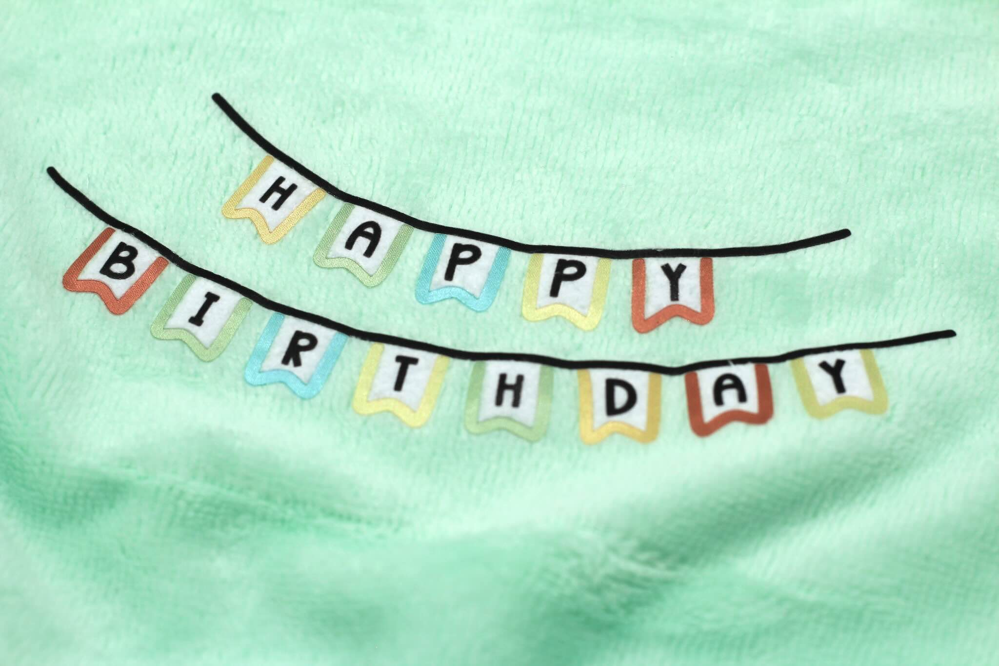 Wimpelkette – Happy Birthday