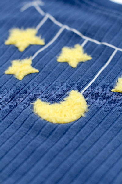 Flauschi Patch - Mond & Sterne