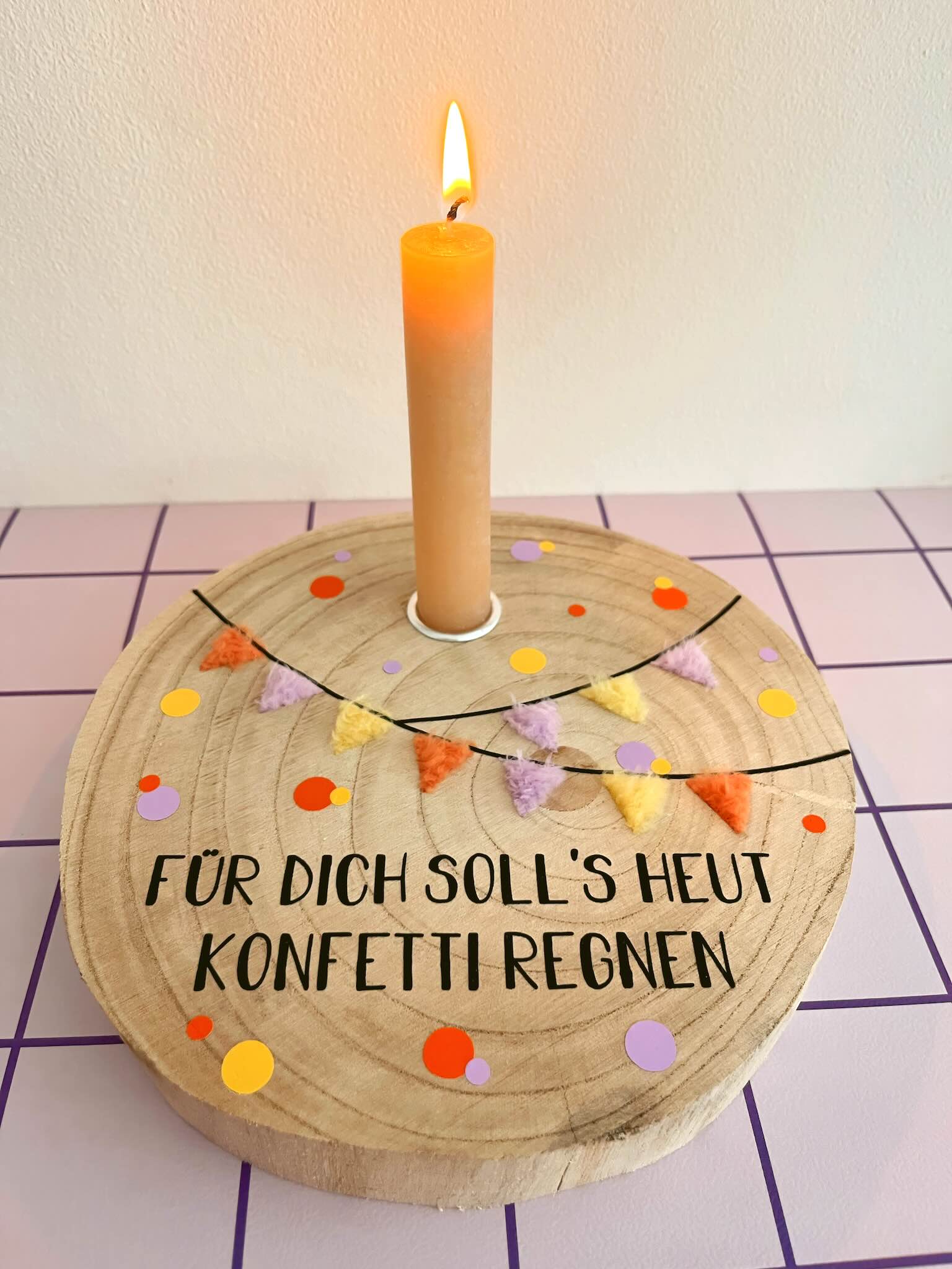 Flauschi Patch - Wimpelkette