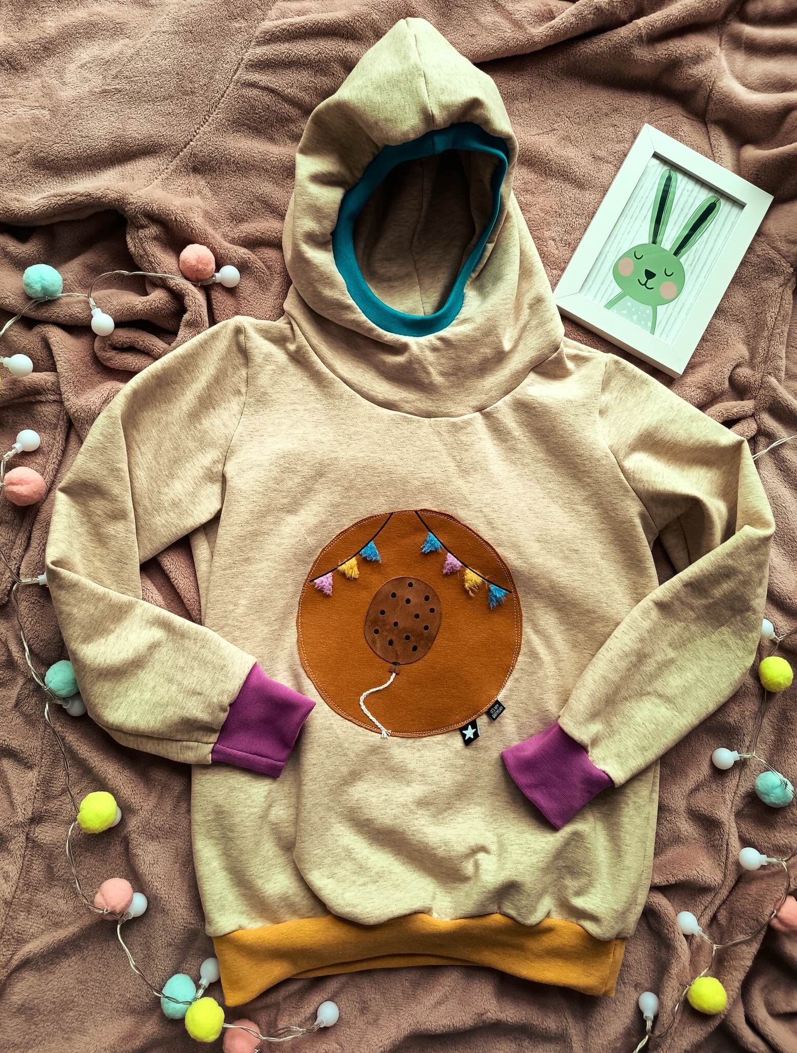 Flauschi Patch - Wimpelkette