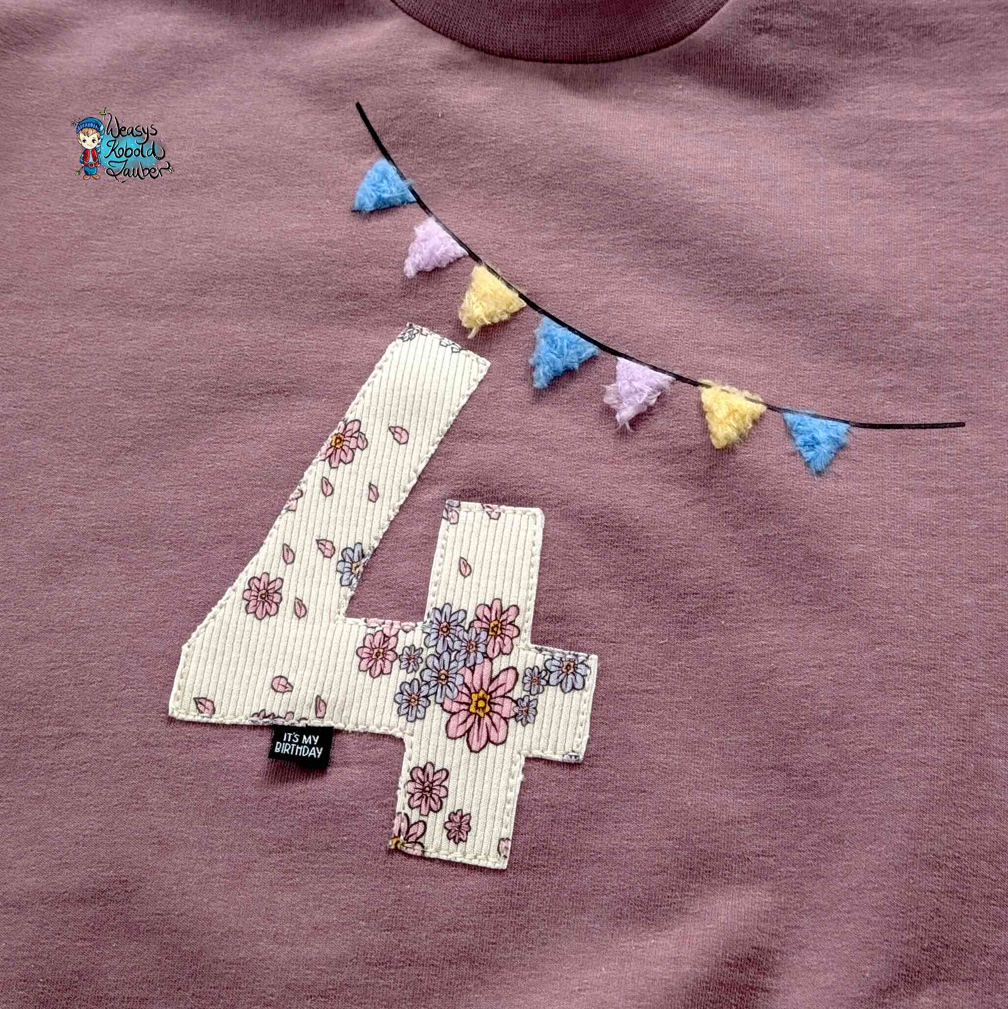 Flauschi Patch - Wimpelkette