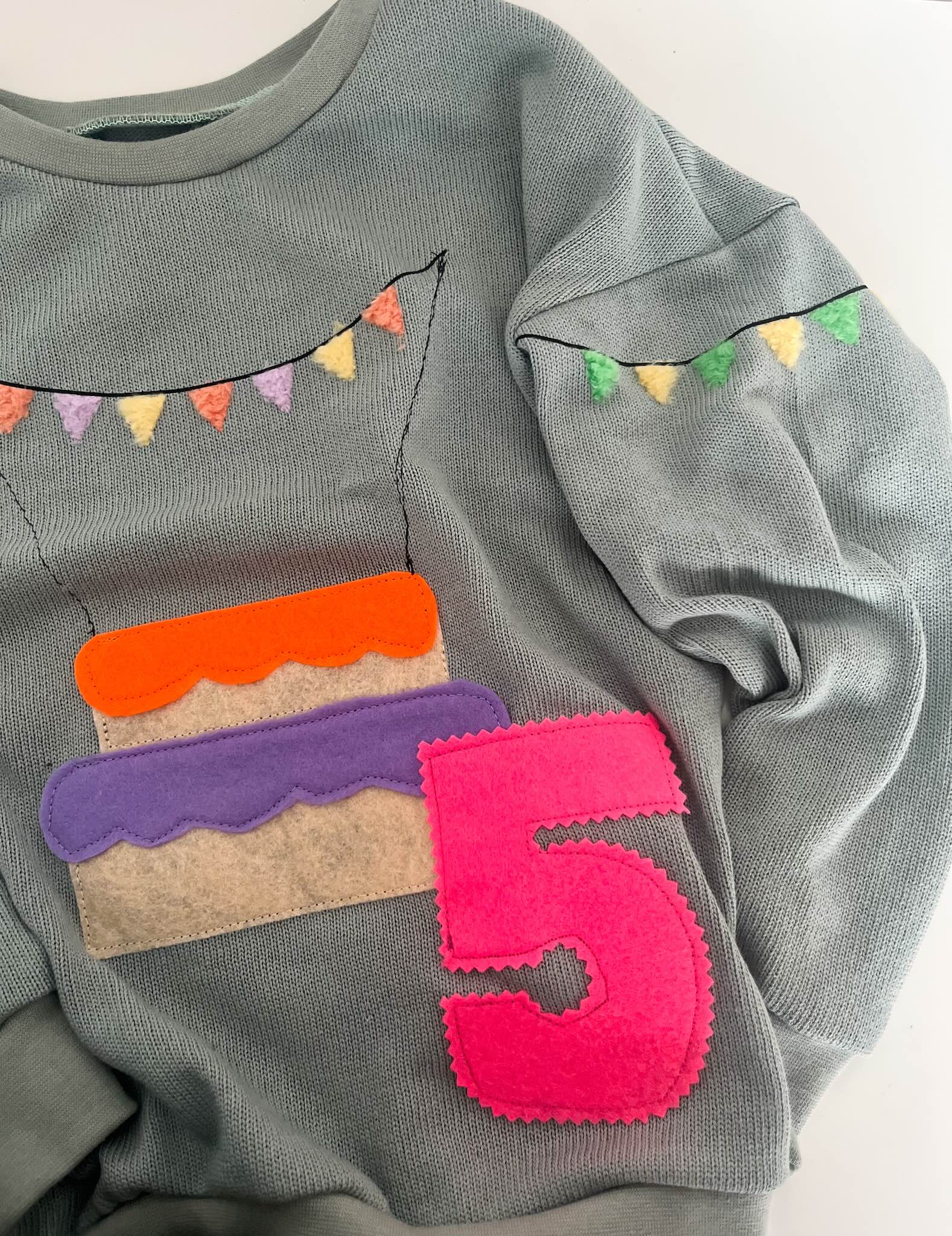 Flauschi Patch - Wimpelkette