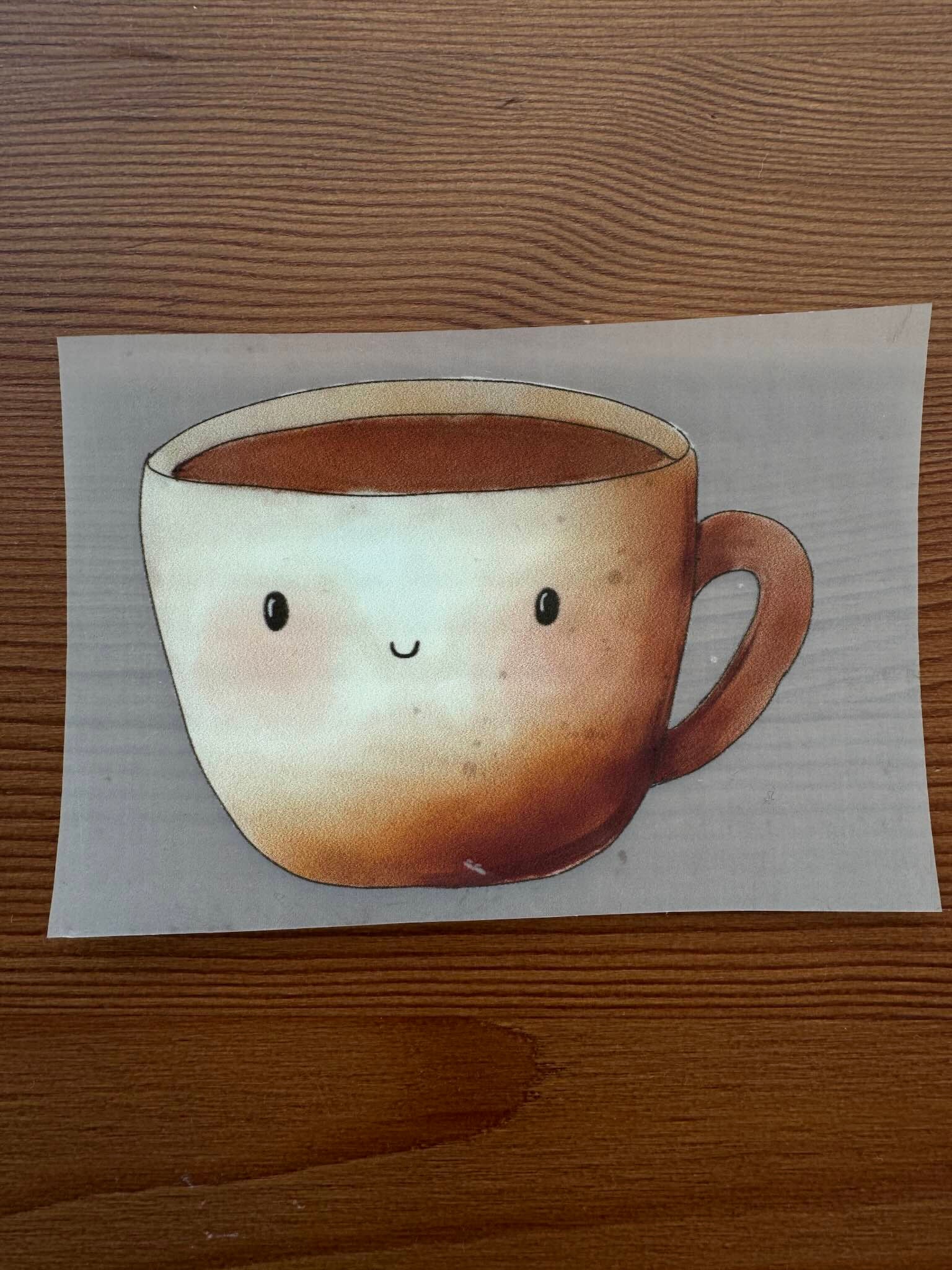 Bügelbild - Konrad Kaffee