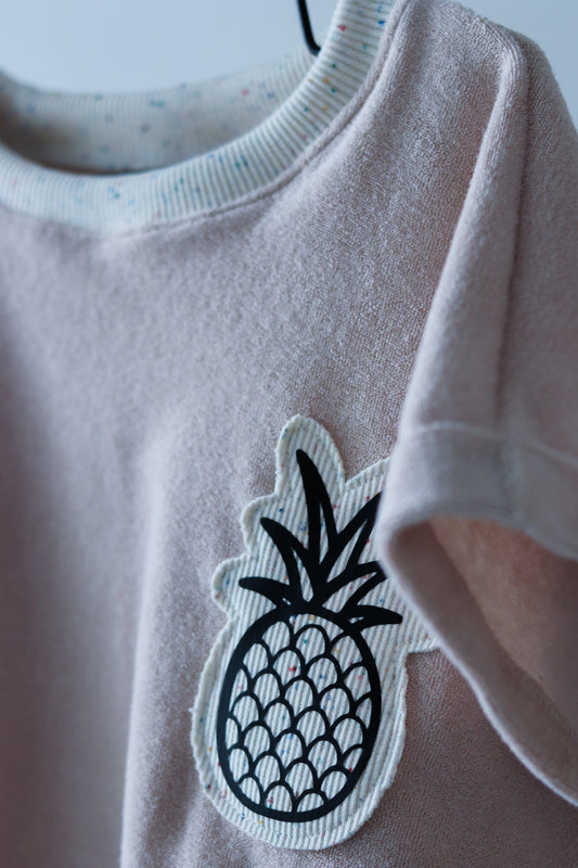 Frottee-Shirt Pineapple Beige