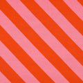 BIO Jersey Diagonale Streifen Orange