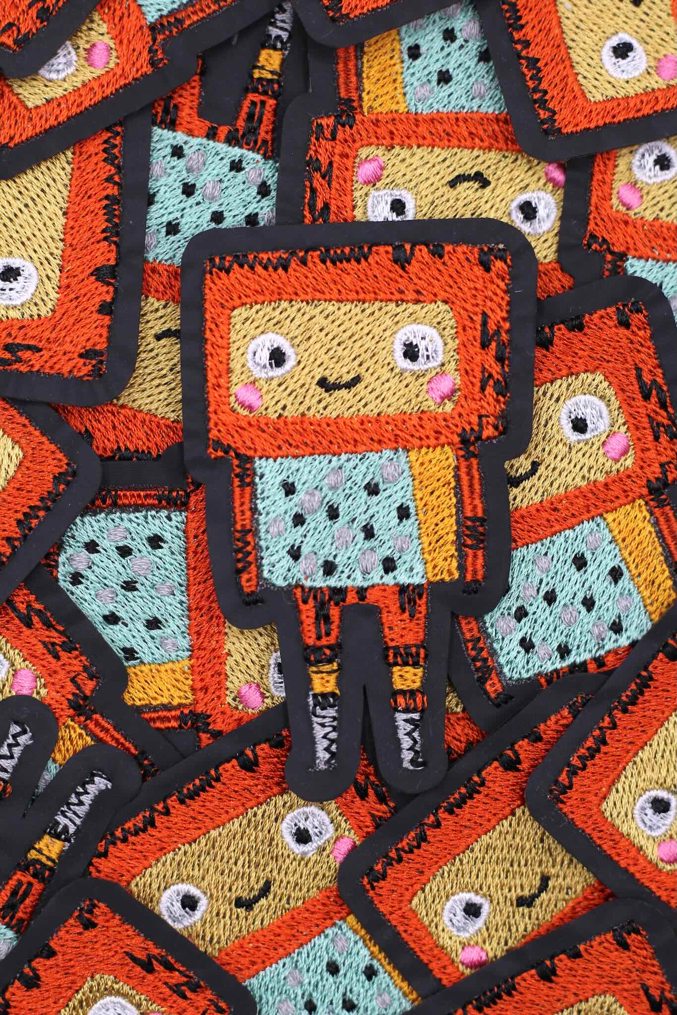 Reflektor Patch im Roboter Design