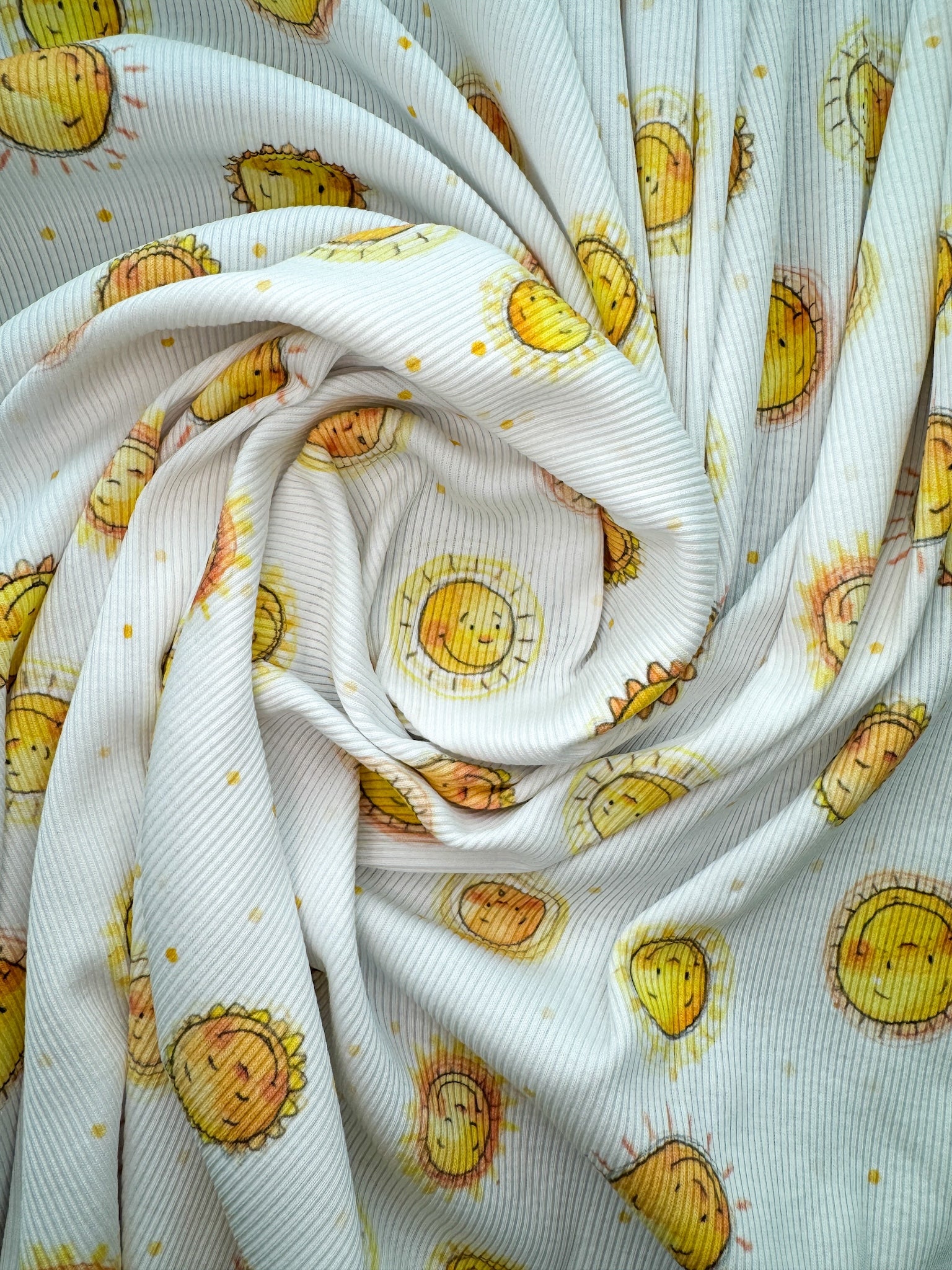 Bio Rib-Jersey - Sonnengruß