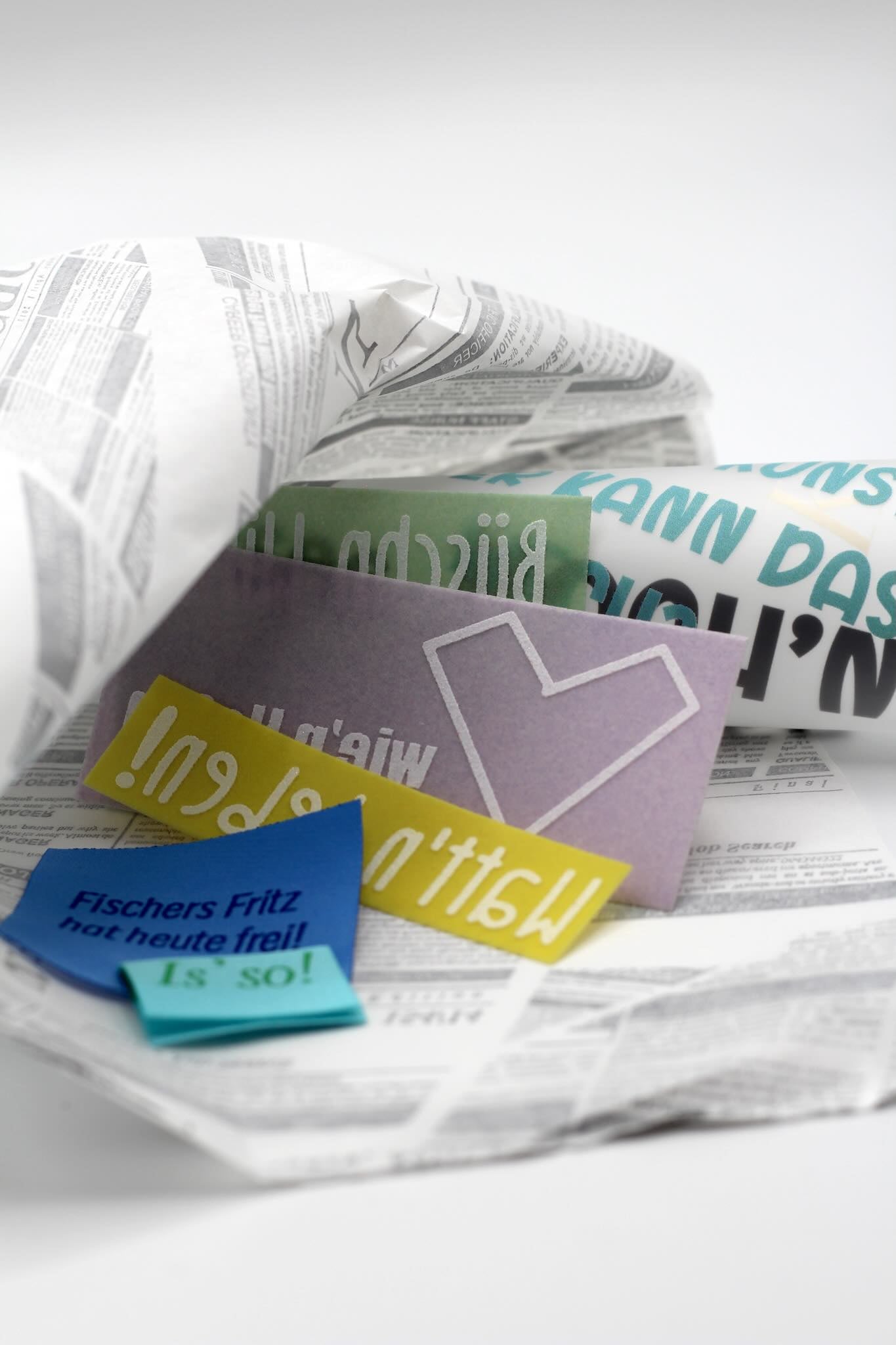 Tasche voller Tüddel Schnack aus dem Kiosk