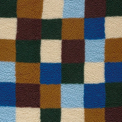 Teddy Plüsch - Karo's Königsblau