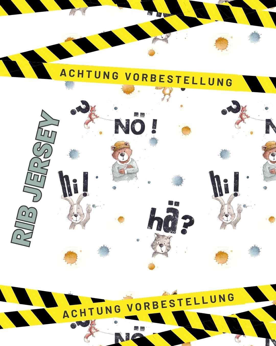 Vorbestellung Design Nö-Party auf Rib-Jersey