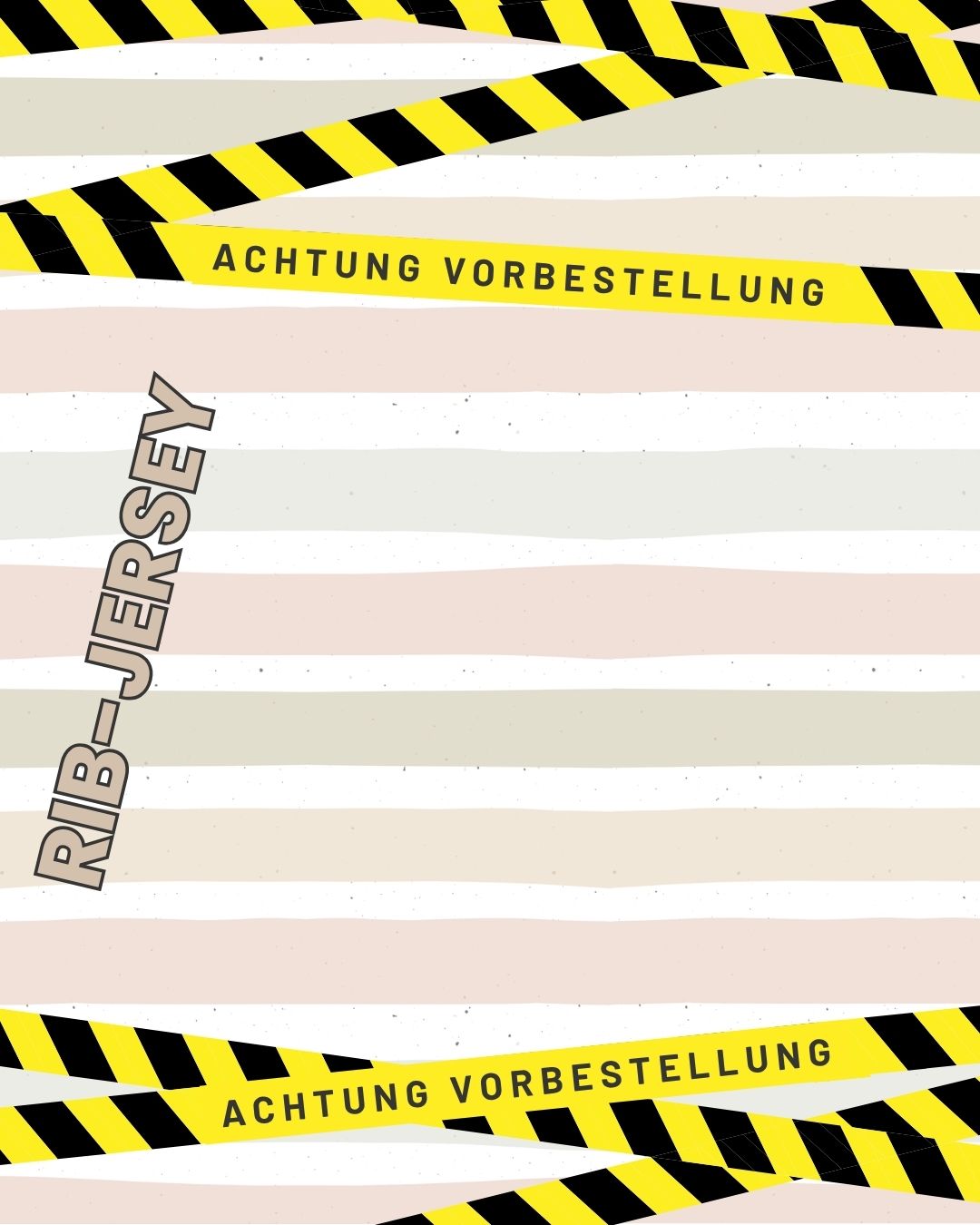 Bio Rib-Jersey - Pastell Streifen