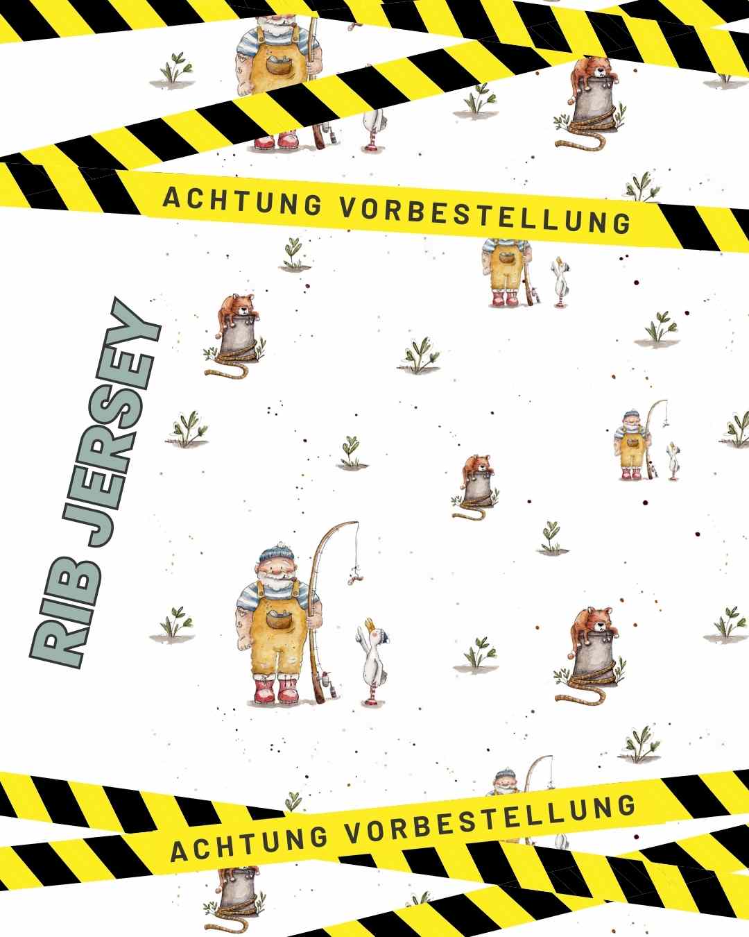 Vorbestellung Design Seemann auf Rib-Jersey