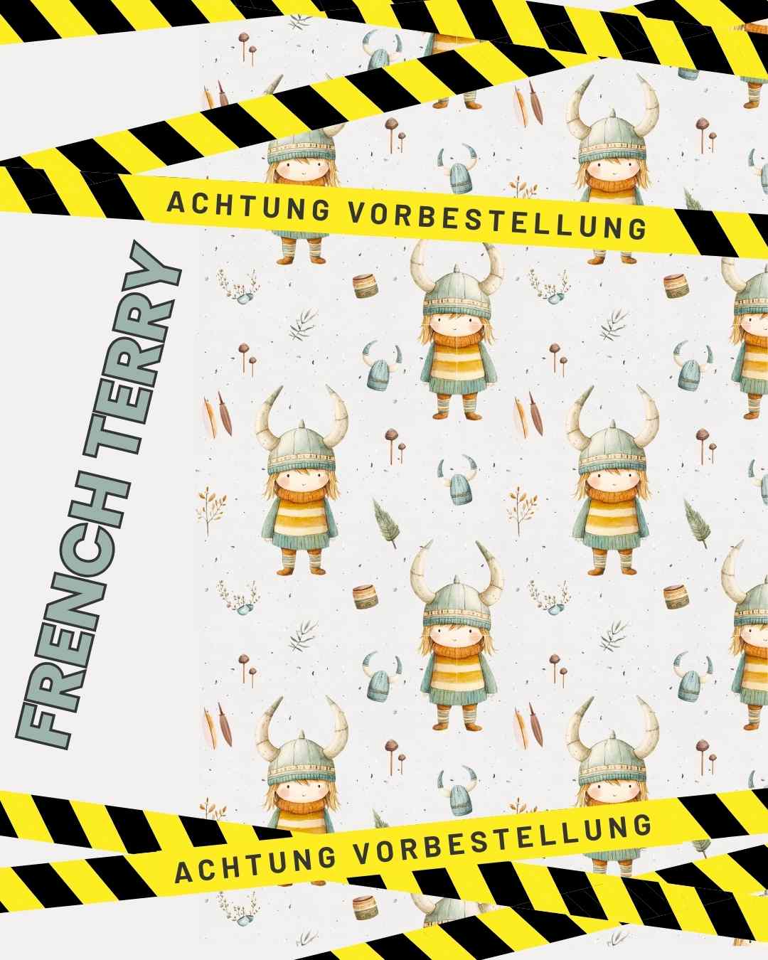 Vorbestellung Design Wikinger auf French Terry